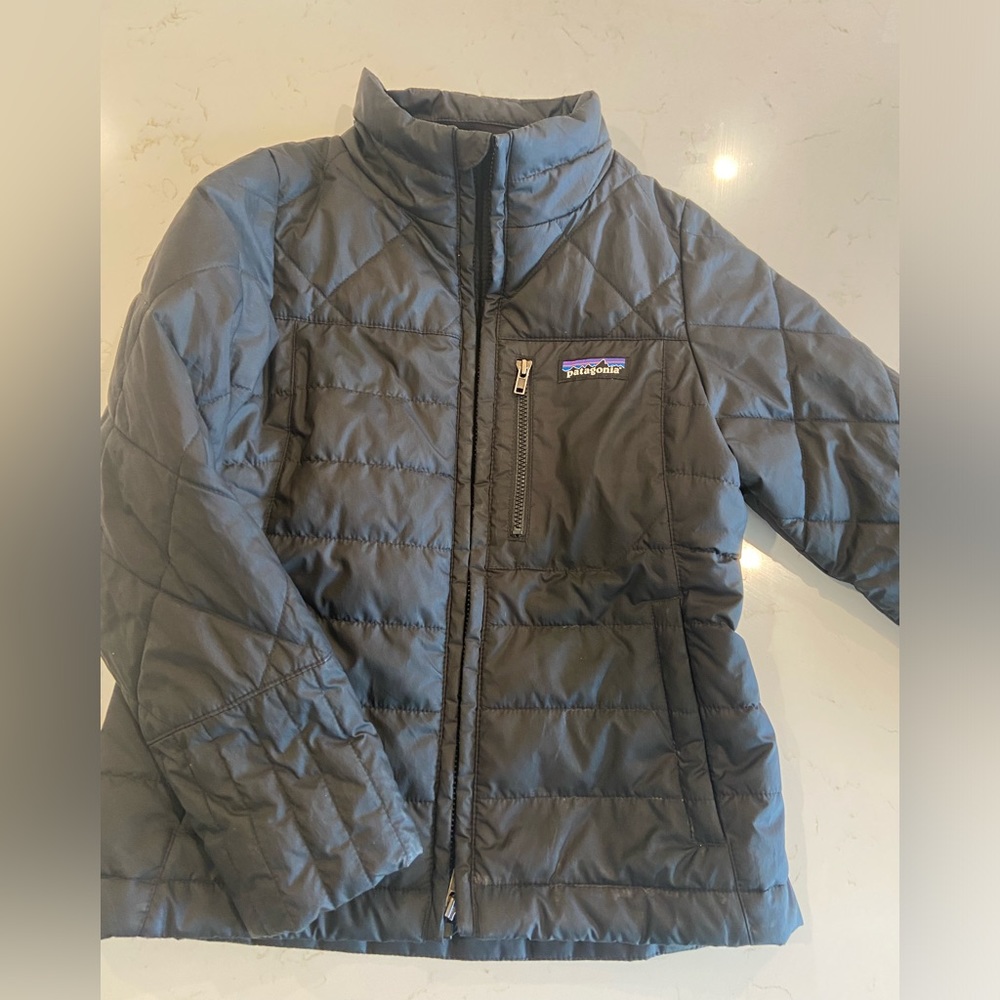 Girls black Patagonia jacket